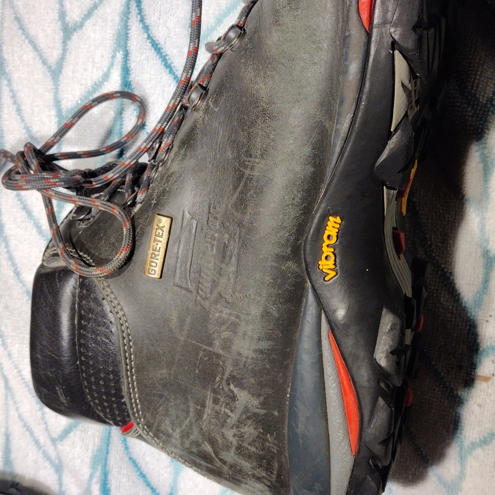 Zamberlan Size 45 (11.5) Italian Gore Tex Hiking Boots Grey